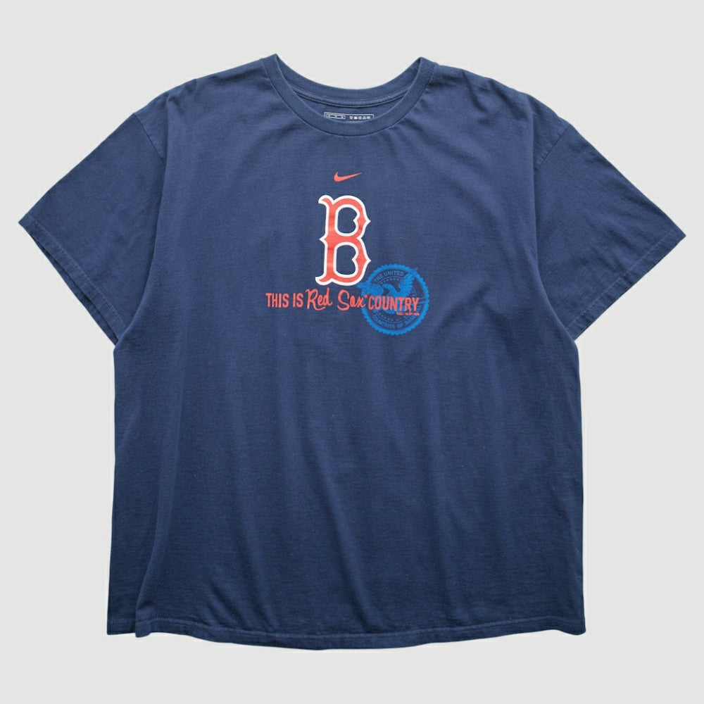 Boston Red Sox 2000s T-Shirt Blue Vintage