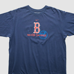 Boston Red Sox 2000s T-Shirt Blue Vintage