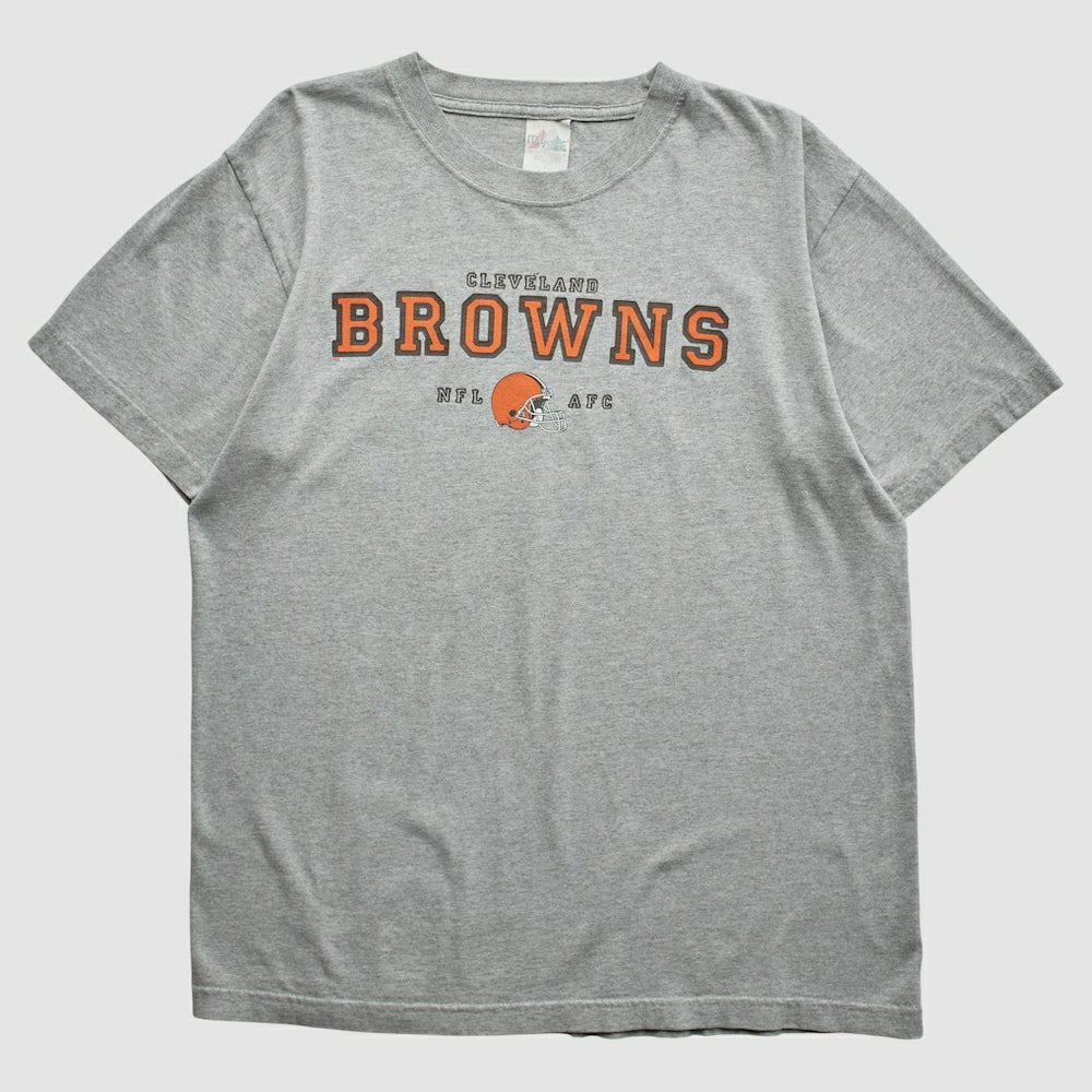 Cleveland Browns Majestic 2000s T-Shirt - Gray Vintage sale