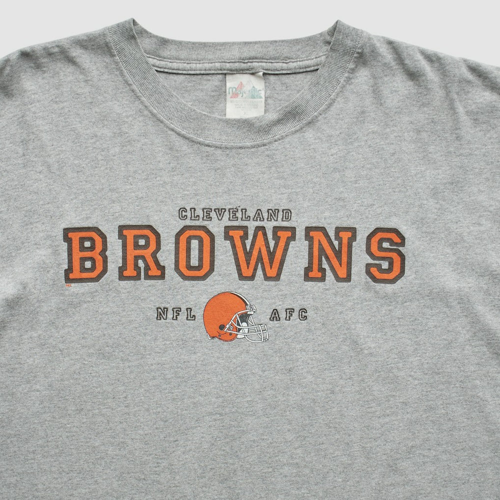 Cleveland Browns Majestic 2000s T-Shirt - Gray Vintage sale