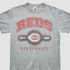 Cincinnati Reds Dynasty 2003 T-Shirt Gray Vintage