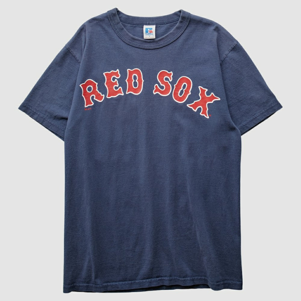 Boston Red Sox Russell 2000s T-Shirt Navy Vintage