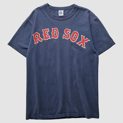 Boston Red Sox Russell 2000s T-Shirt Navy Vintage