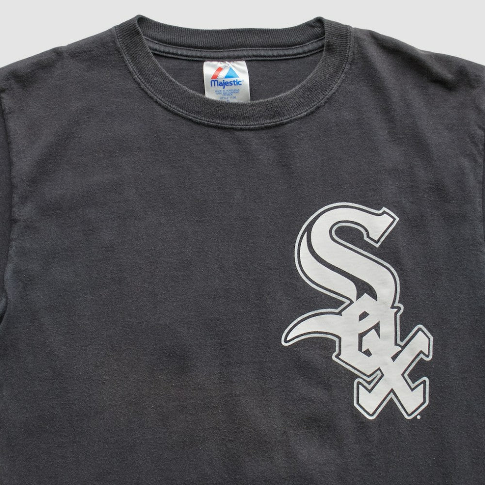 Chicago White Sox Majestic 2000s T-Shirt Black Vintage