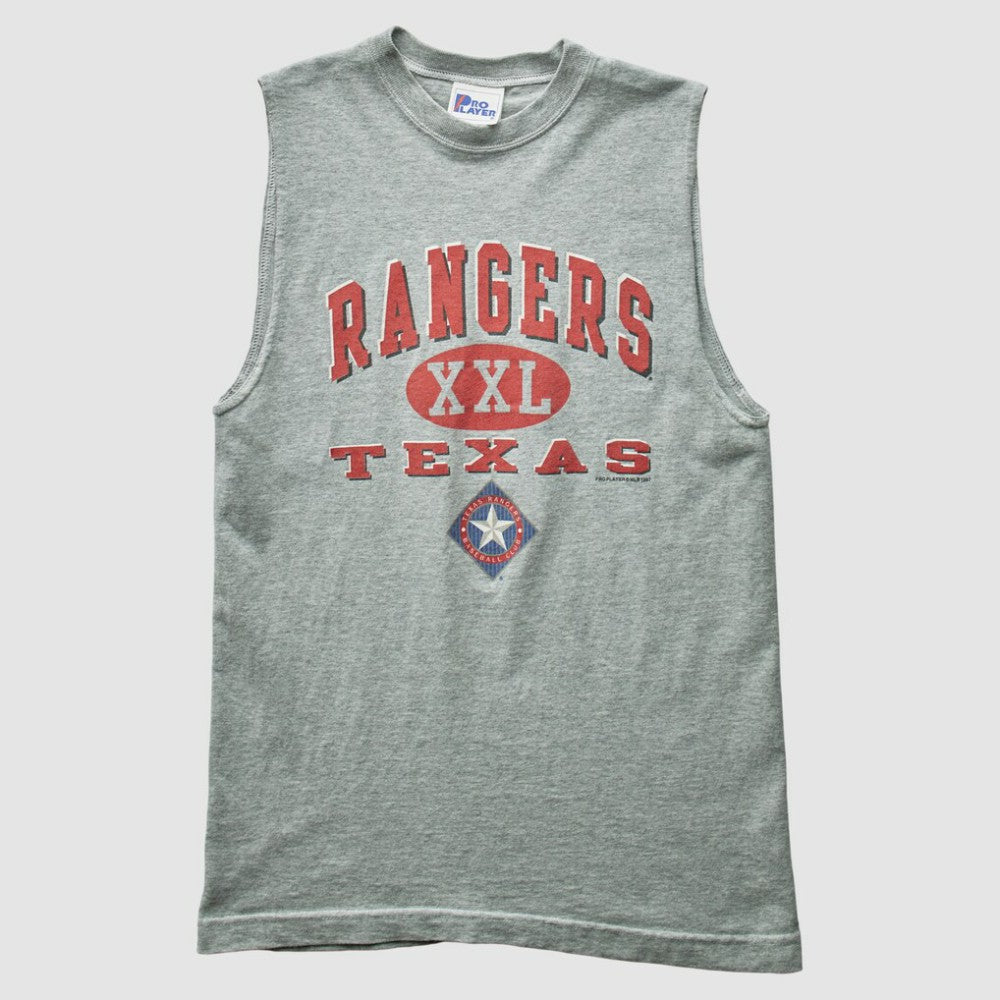 Texas Rangers Pro Player 1997 Tank Heather Gray Vintage