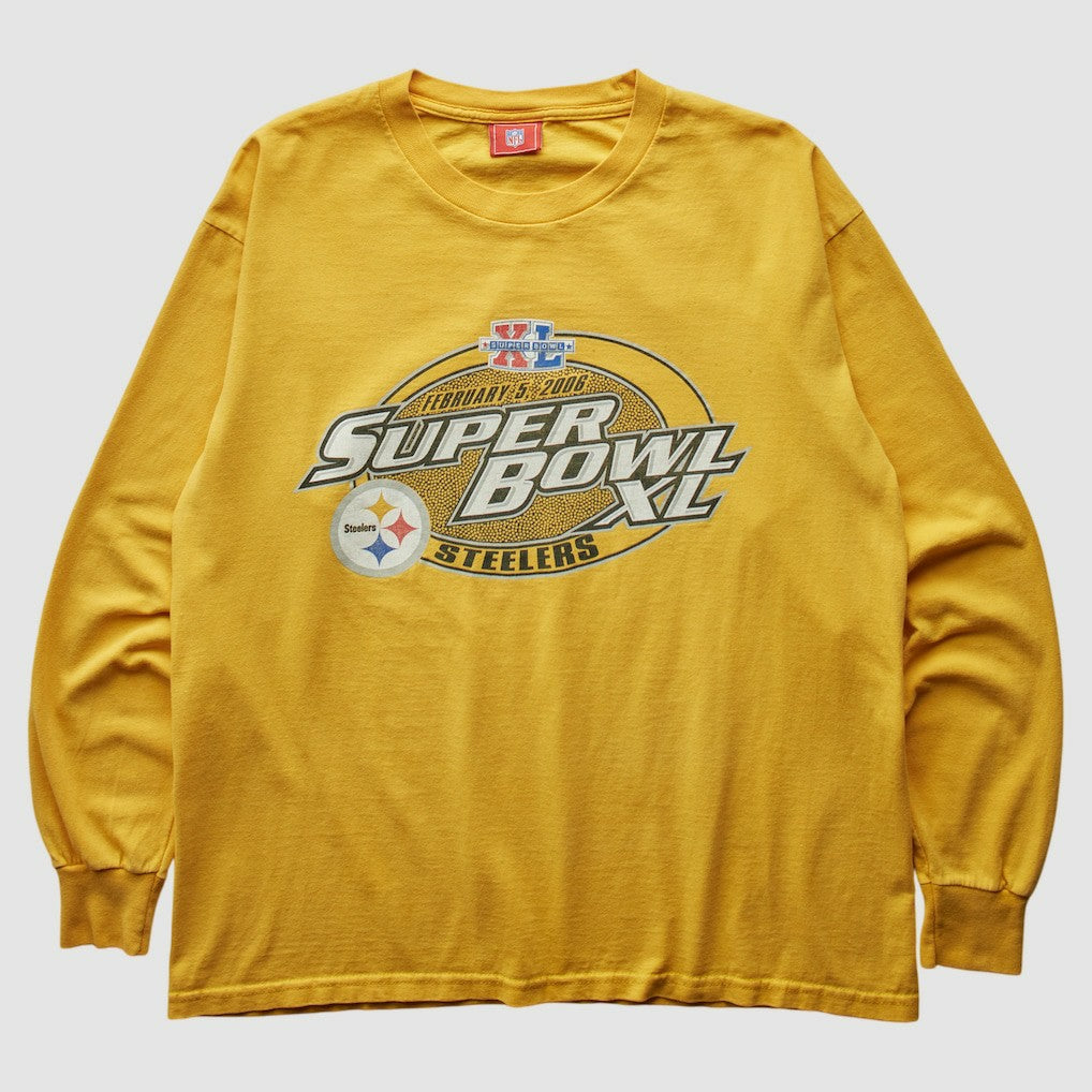 Pittsburgh Steelers NFL 2006 T-Shirt - Yellow Vintage sale