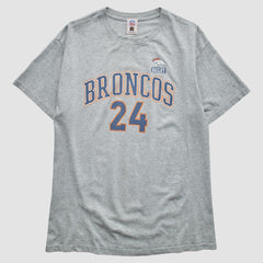 Denver Broncos NFL 2000s T-Shirt - Gray Vintage cheap