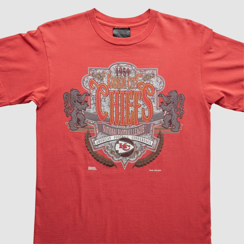 Kansas City Chiefs Grand Sport 1994 T-Shirt - Red Vintage on sale