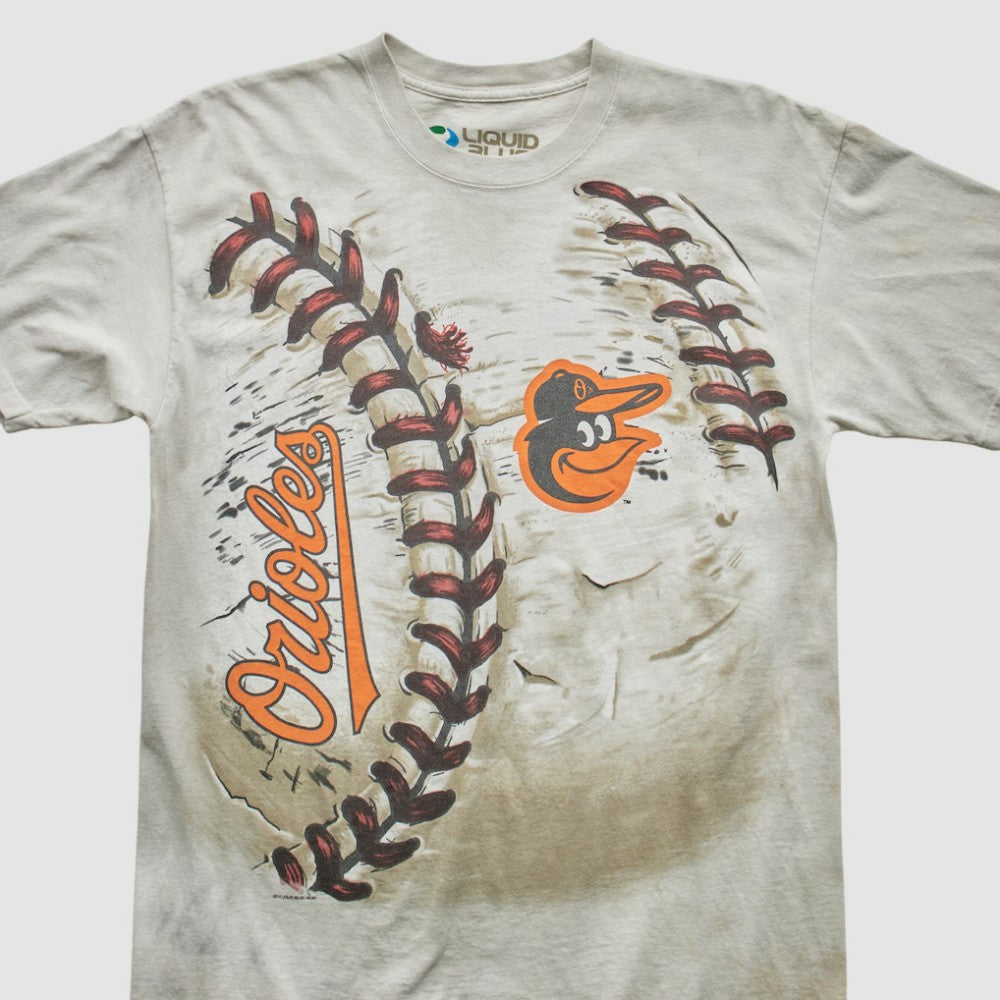 Baltimore Orioles Liquid Blue 2014 T-Shirt Beige Vintage