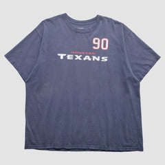 Houston Texans Reebok 2000s T-Shirt - Navy Vintage cheap