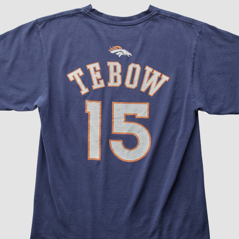 Denver Broncos Reebok 2010 T-Shirt - Navy Vintage for sale