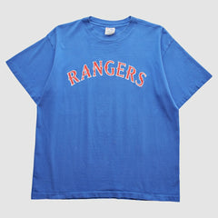 Texas Rangers 2000s T-Shirt Blue Vintage