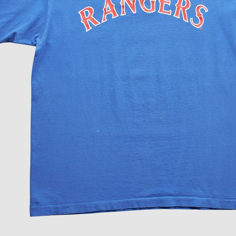 Texas Rangers 2000s T-Shirt Blue Vintage