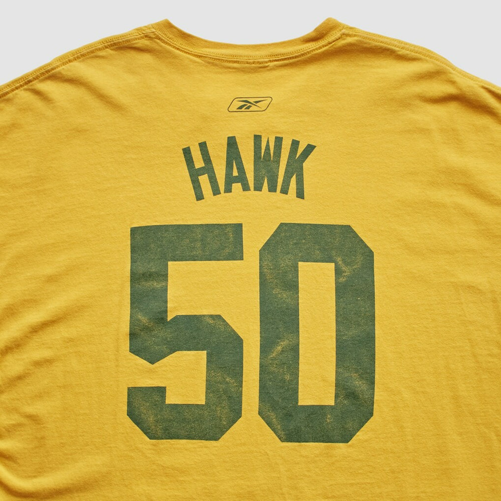 Green Bay Packers Reebok 2000s T-Shirt - Yellow Vintage for sale