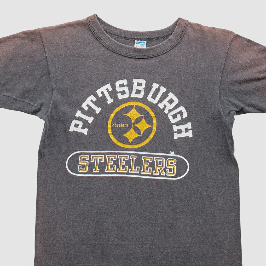 Pittsburgh Steelers Champion 70s T-Shirt - Gray Vintage online