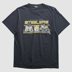 Pittsburgh Steelers 2000s T-Shirt - Black Vintage on sale