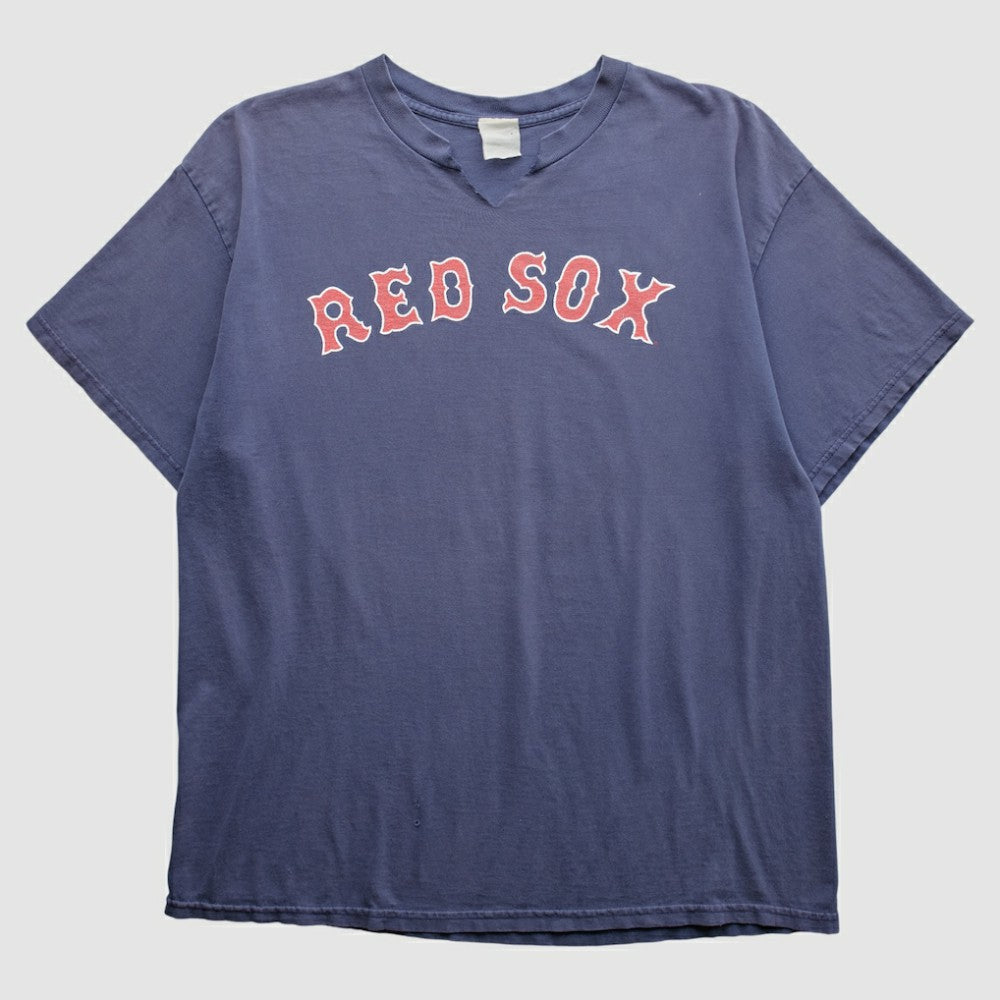 Boston Red Sox Majestic 2000s T-Shirt Navy Vintage