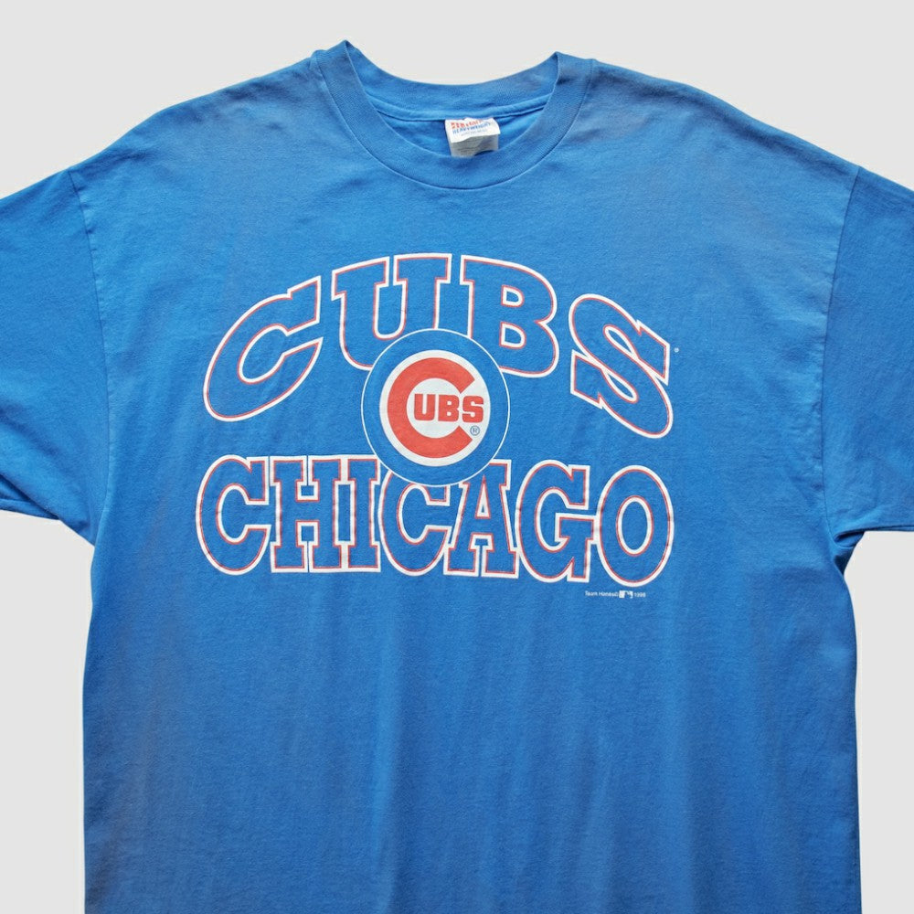 Chicago Cubs Hanes 1998 T-Shirt Blue Vintage