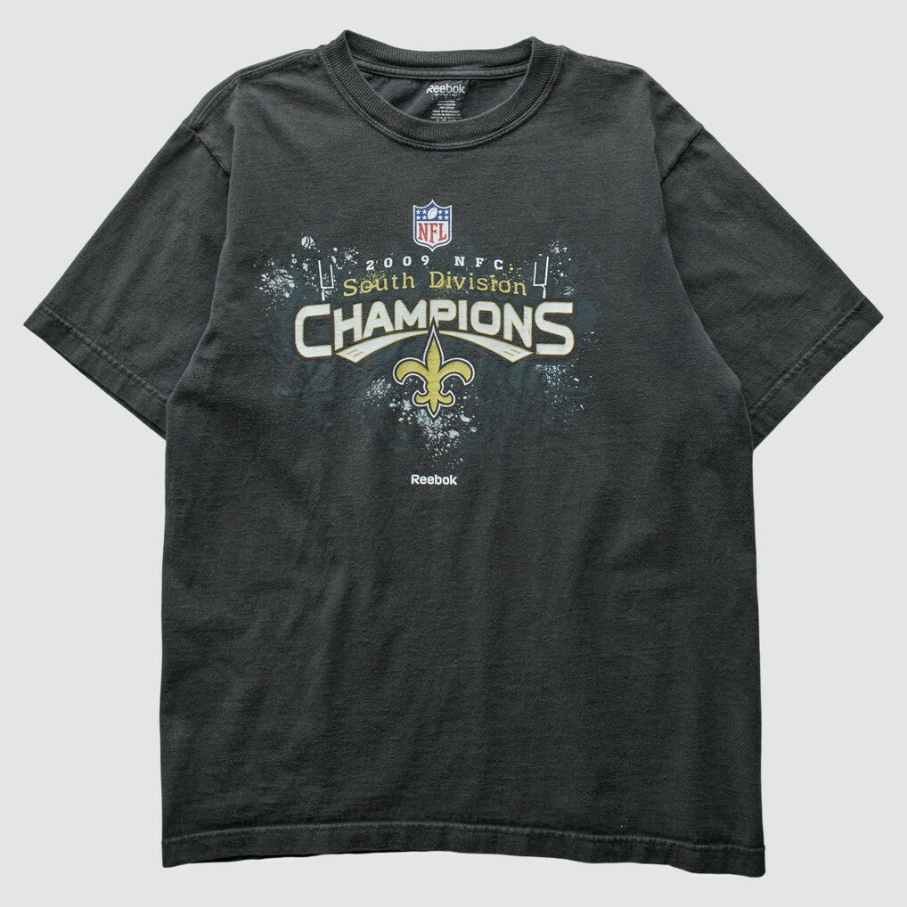 New Orleans Saints Reebok 2009 T-Shirt - Black Vintage cheap