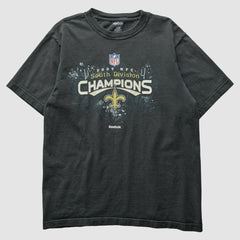 New Orleans Saints Reebok 2009 T-Shirt - Black Vintage cheap