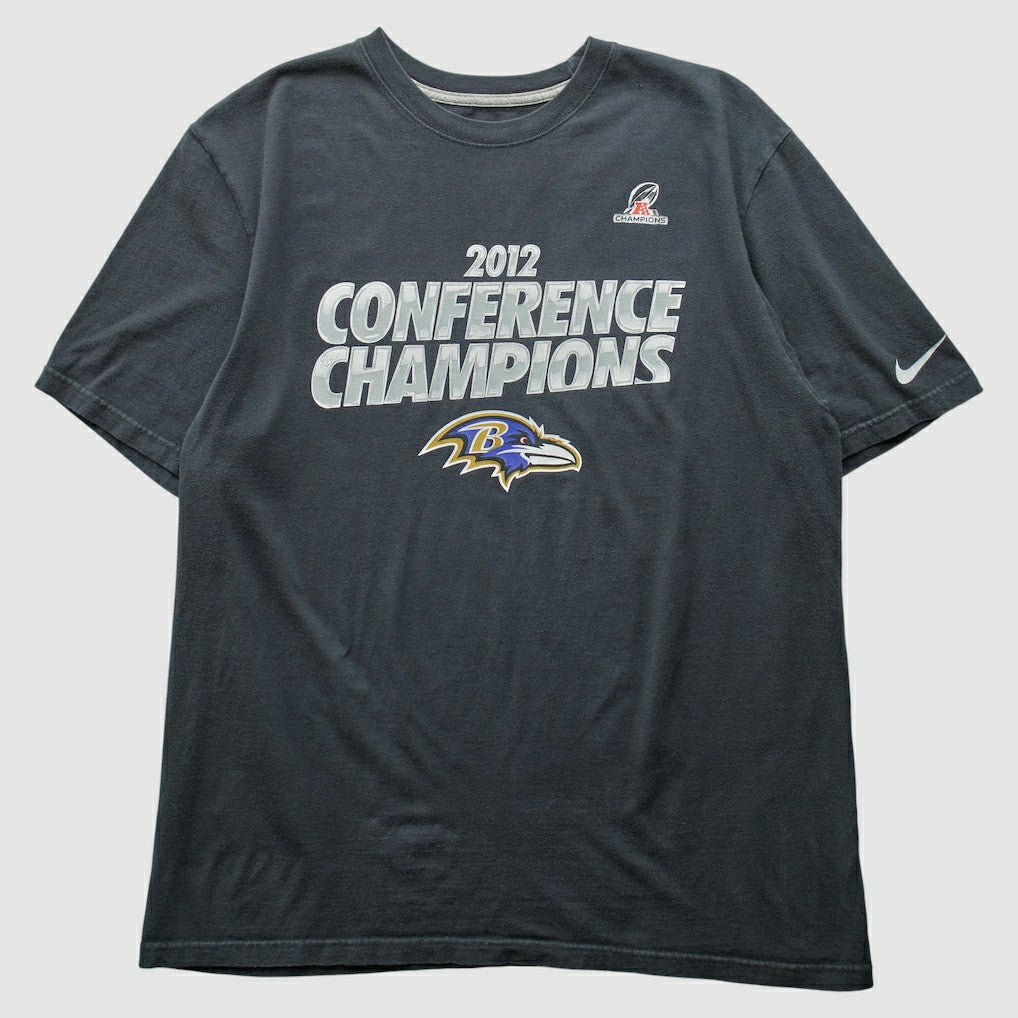 Baltimore Ravens 2012 T-Shirt - Navy Vintage on sale