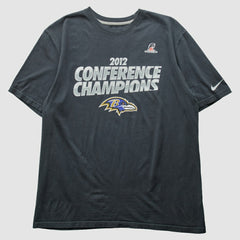 Baltimore Ravens 2012 T-Shirt - Navy Vintage on sale