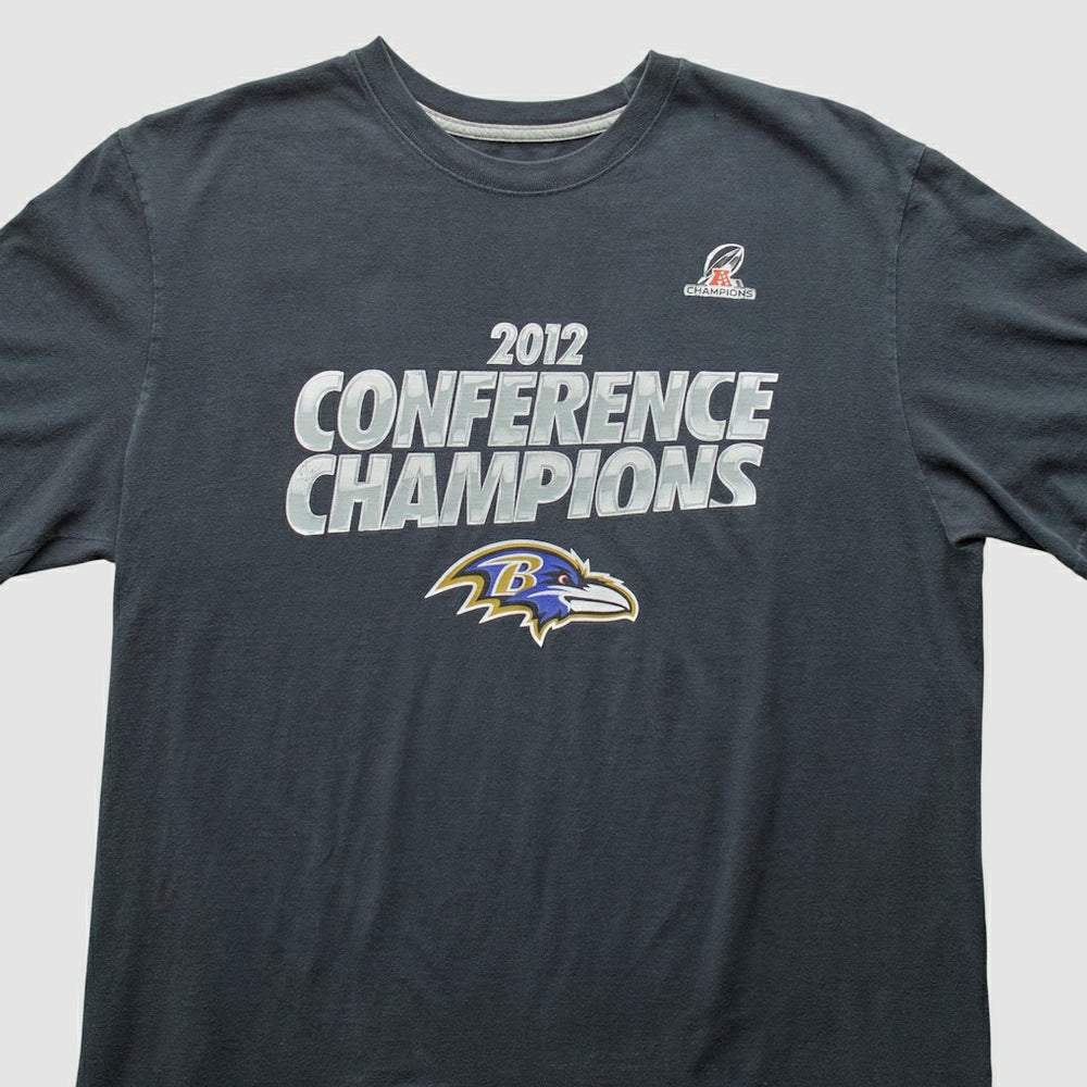 Baltimore Ravens 2012 T-Shirt - Navy Vintage on sale