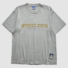 Pittsburgh Steelers Reebok 2000s T-Shirt - Gray Vintage cheap