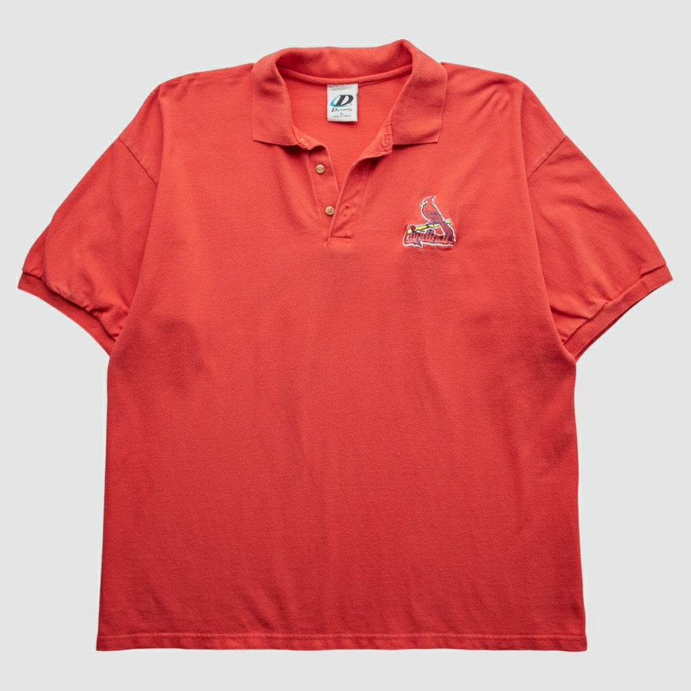 St. Louis Cardinals Dynasty 2000s Polo Red Vintage
