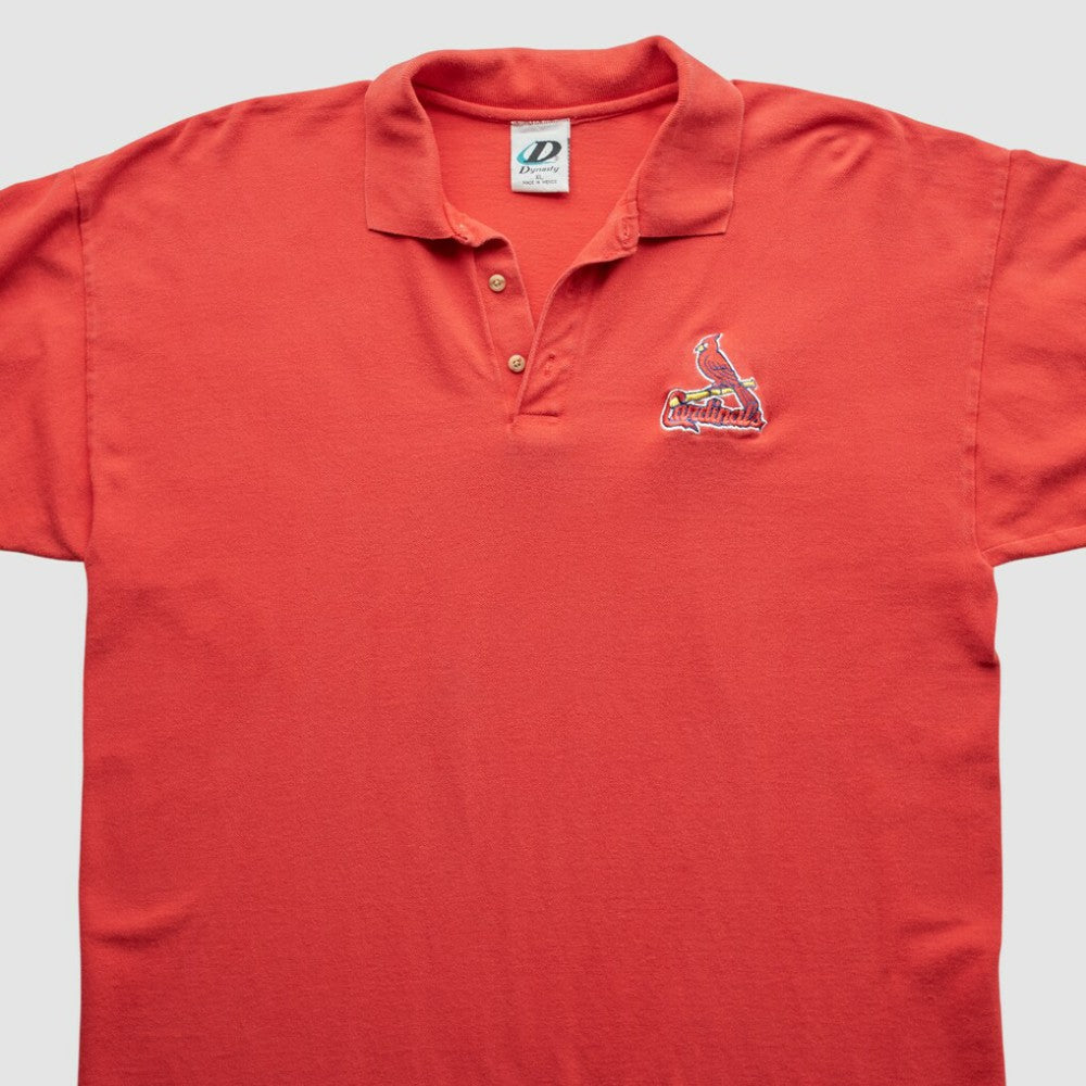 St. Louis Cardinals Dynasty 2000s Polo Red Vintage
