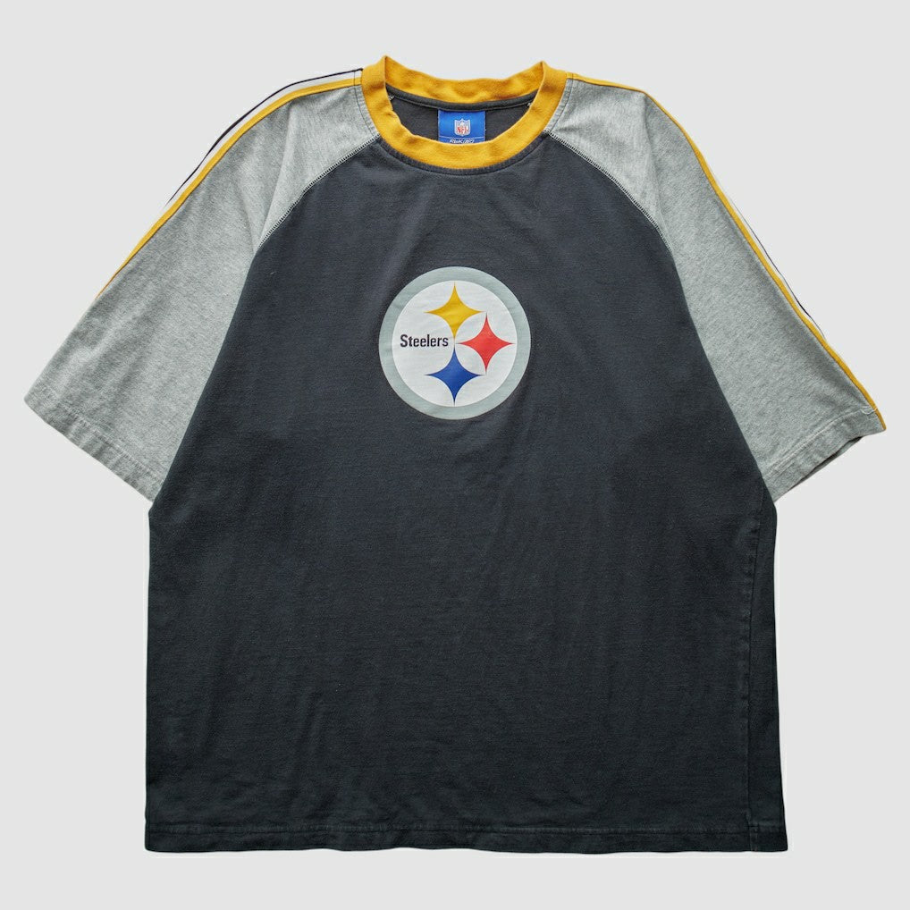 Pittsburgh Steelers Reebok 2000s T-Shirt - Black Vintage sale