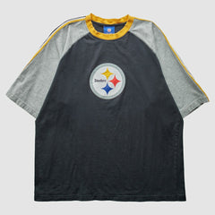 Pittsburgh Steelers Reebok 2000s T-Shirt - Black Vintage sale