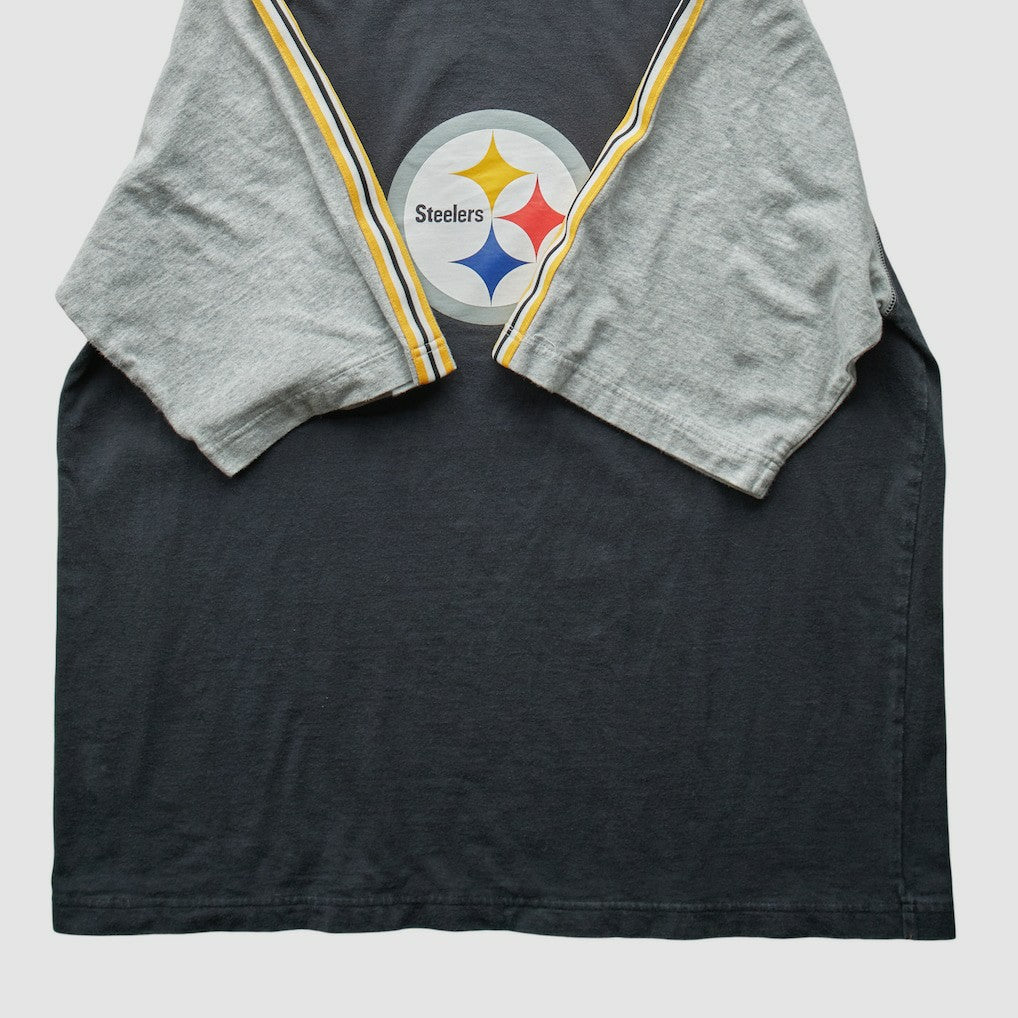 Pittsburgh Steelers Reebok 2000s T-Shirt - Black Vintage sale