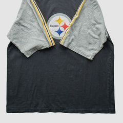 Pittsburgh Steelers Reebok 2000s T-Shirt - Black Vintage sale