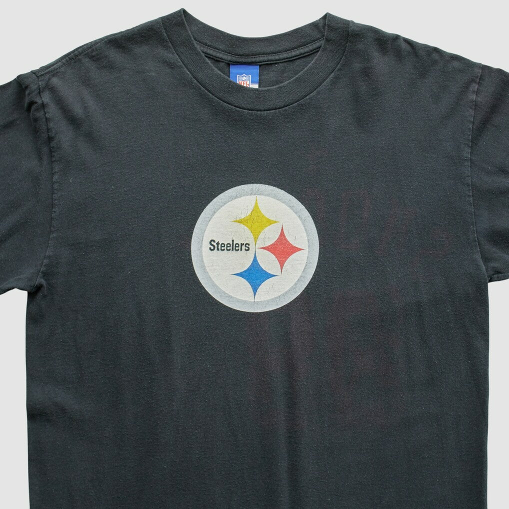 Pittsburgh Steelers Reebok 2000s T-Shirt - Black Vintage discount