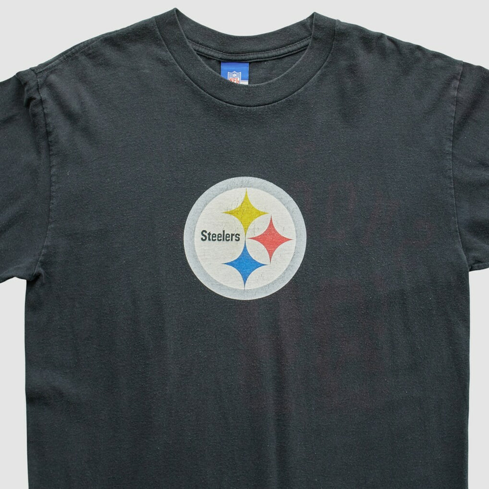 Pittsburgh Steelers Reebok 2000s T-Shirt - Black Vintage discount