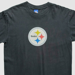 Pittsburgh Steelers Reebok 2000s T-Shirt - Black Vintage discount