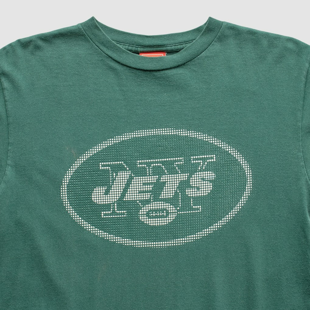 New York Jets NFL 2000s Long Sleeve T-Shirt - Green Vintage cheap