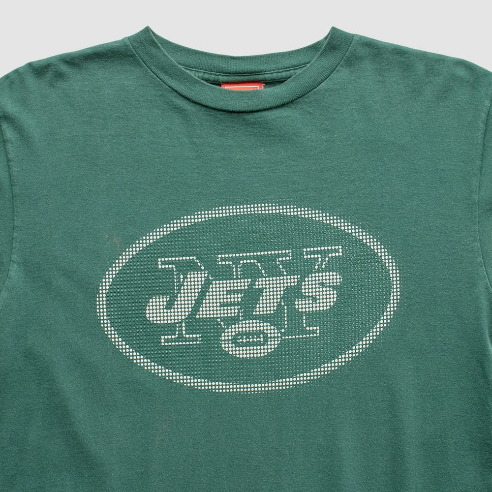 New York Jets NFL 2000s Long Sleeve T-Shirt - Green Vintage cheap