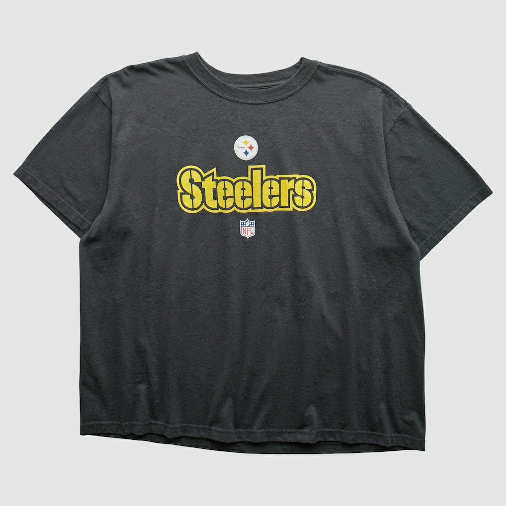 Pittsburgh Steelers 2000s T-Shirt - Black Vintage sale