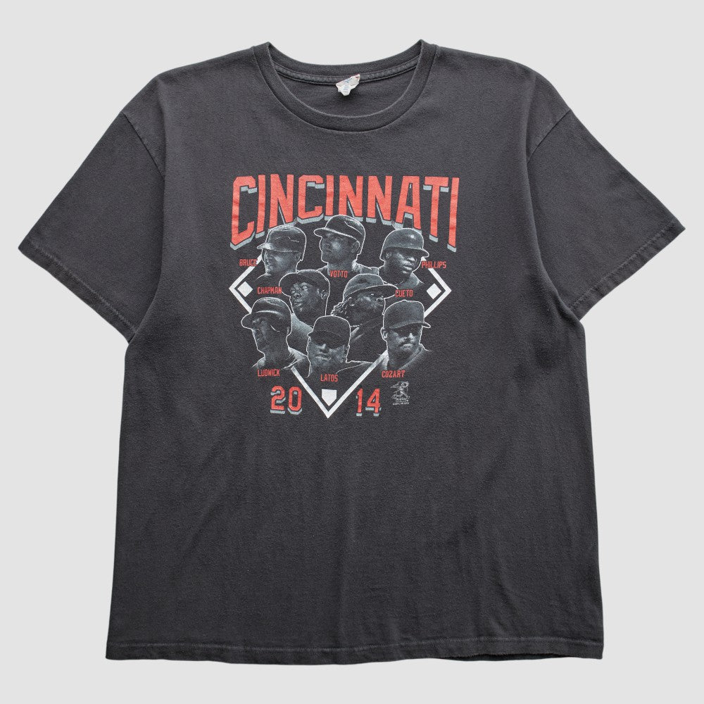Cincinnati Reds 2014 T-Shirt Black Vintage