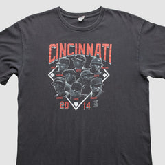 Cincinnati Reds 2014 T-Shirt Black Vintage