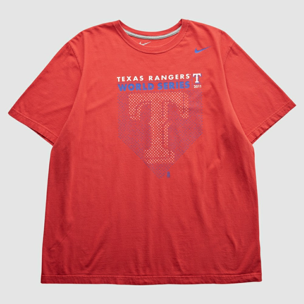 Texas Rangers 2011 T-Shirt Red Vintage