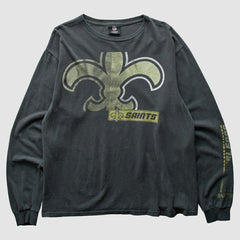 New Orleans Saints NFL 2010s T-Shirt - Black Vintage on sale