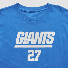 New York Giants 2000s T-Shirt - Blue Vintage sale