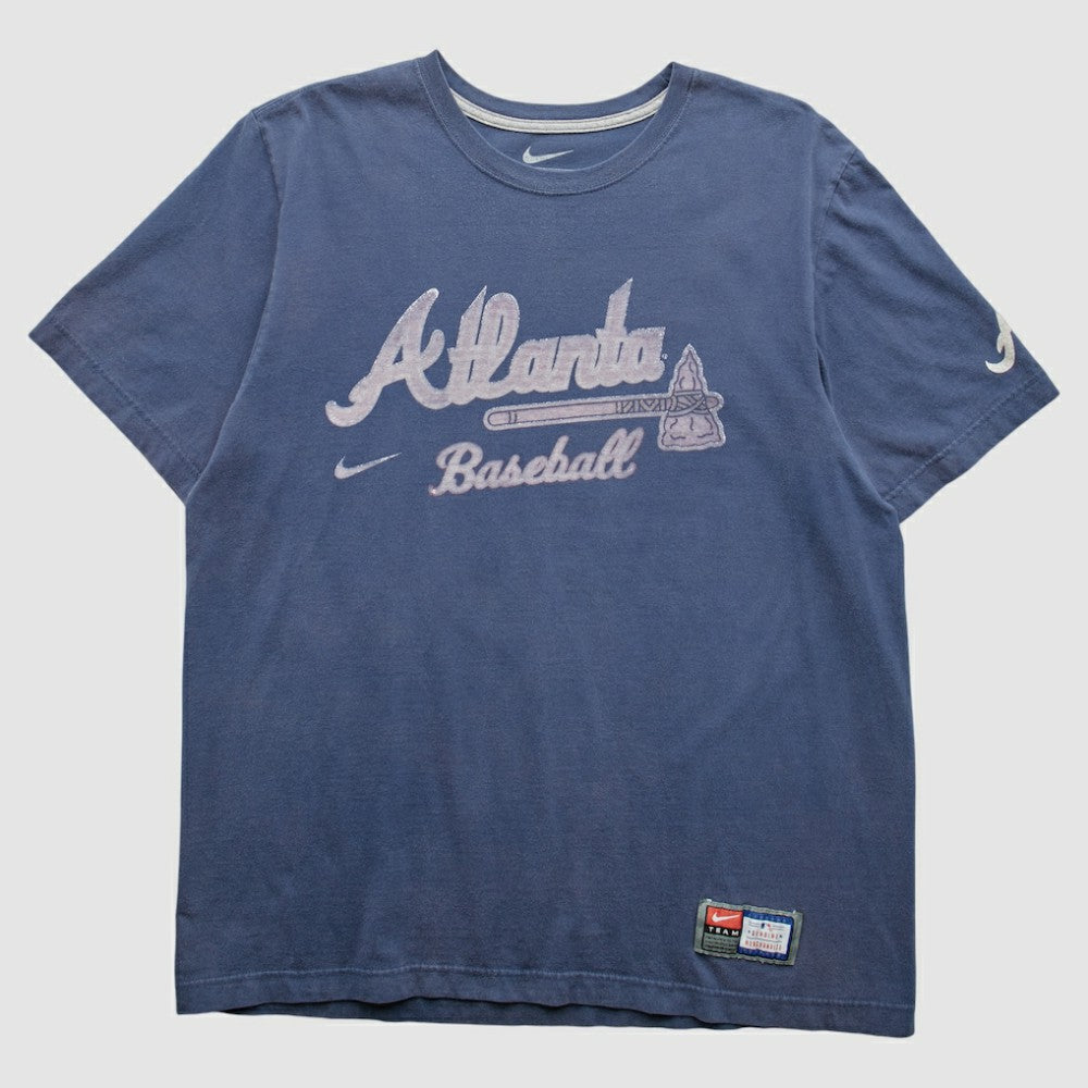 Atlanta Braves 2010s T-Shirt Blue Vintage