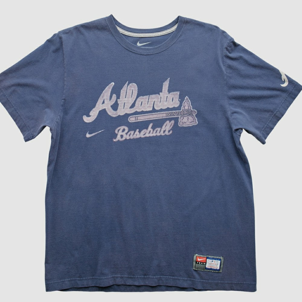 Atlanta Braves 2010s T-Shirt Blue Vintage