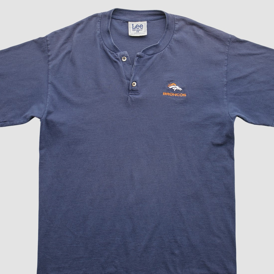 Denver Broncos Lee Apparel 90s T-Shirt - Navy Vintage cheap
