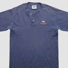 Denver Broncos Lee Apparel 90s T-Shirt - Navy Vintage cheap