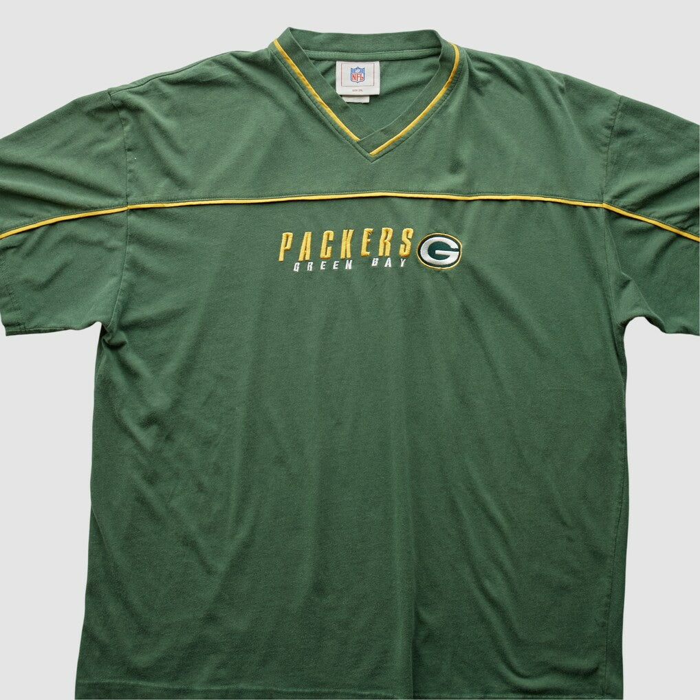Green Bay Packers NFL 2000s T-Shirt - Green Vintage on sale